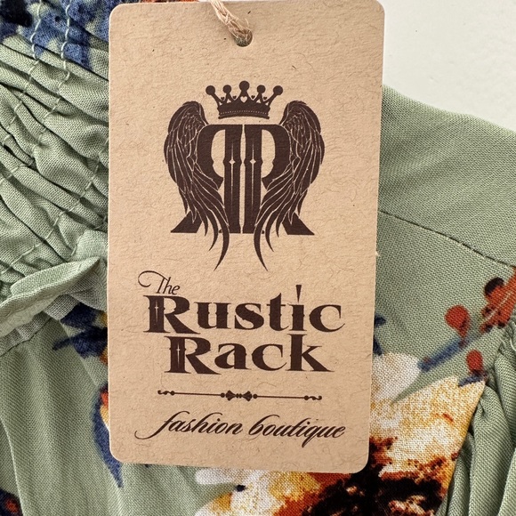 Rustic Rack Floral Smock Top - Picture 3 of 4